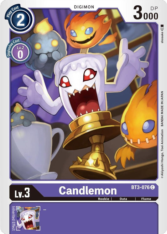 Image for Candlemon (BT3-076 C) (Release Special Booster 1.5) - Digimon Card Game