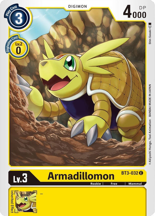 Image for Armadillomon - BT3-032 (BT3-032 C) (Release Special Booster 1.5) - Digimon Card Game