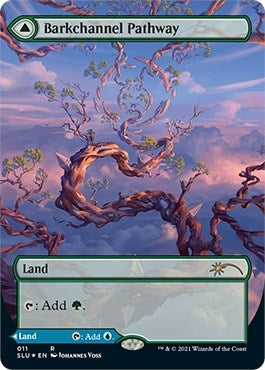 Image for Barkchannel Pathway (Borderless) (11) (Secret Lair Series) - Magic: The Gathering