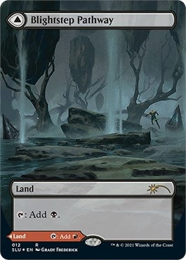 Image for Blightstep Pathway (Borderless) (12) (Secret Lair Series) - Magic: The Gathering