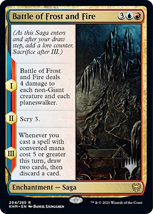 Image for Battle of Frost and Fire (204) (Promo Pack: Kaldheim) - Magic: The Gathering