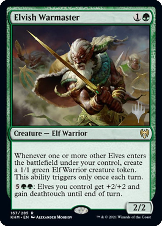 Image for Elvish Warmaster (167) (Promo Pack: Kaldheim) - Magic: The Gathering