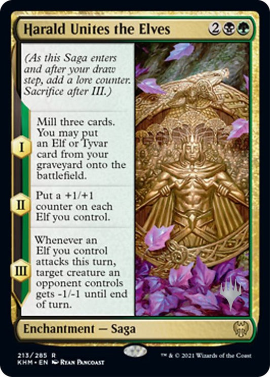 Image for Harald Unites the Elves (213) (Promo Pack: Kaldheim) - Magic: The Gathering