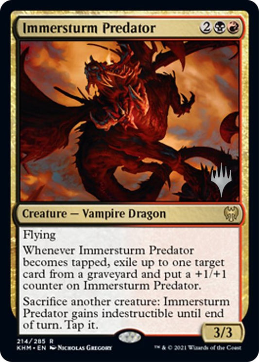 Image for Immersturm Predator (214) (Promo Pack: Kaldheim) - Magic: The Gathering