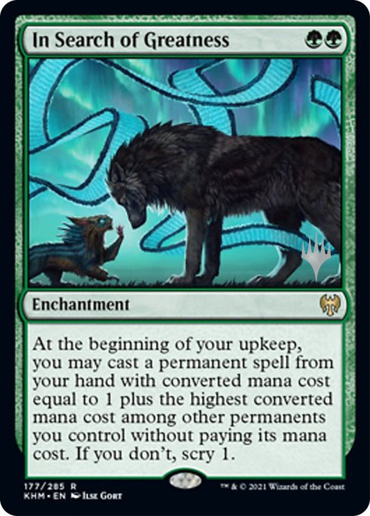 Image for In Search of Greatness (177) (Promo Pack: Kaldheim) - Magic: The Gathering