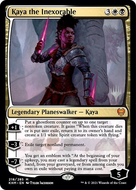 Image for Kaya the Inexorable (218) (Promo Pack: Kaldheim) - Magic: The Gathering