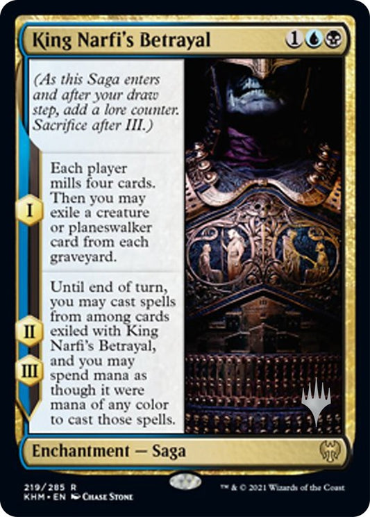 Image for King Narfi's Betrayal (219) (Promo Pack: Kaldheim) - Magic: The Gathering