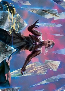 Image for Behold the Multiverse Art Card (Gold-Stamped Signature) (10) (Art Series: Kaldheim) - Magic: The Gathering