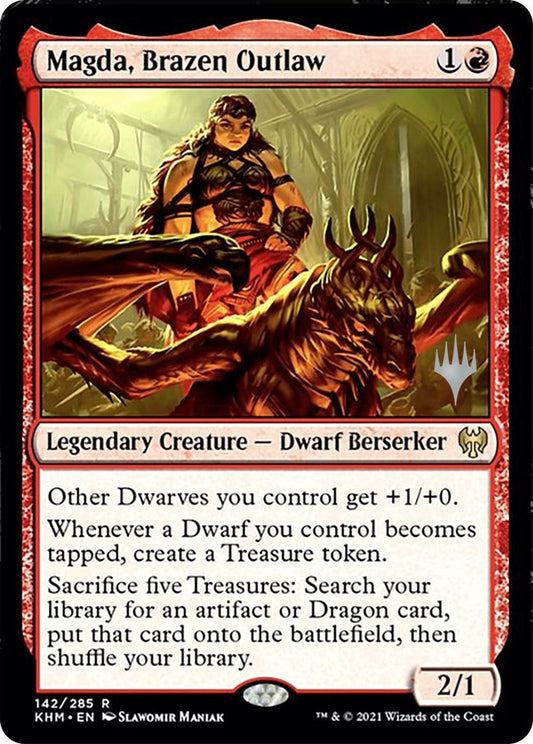 Image for Magda, Brazen Outlaw (142) (Promo Pack: Kaldheim) - Magic: The Gathering