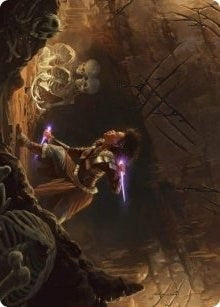 Image for Dogged Pursuit Art Card (21) (Art Series: Kaldheim) - Magic: The Gathering