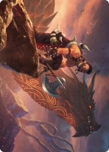 Image for Dragonkin Berserker Art Card (32) (Art Series: Kaldheim) - Magic: The Gathering