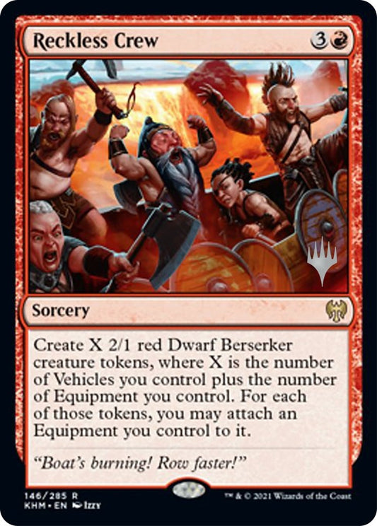 Image for Reckless Crew (146) (Promo Pack: Kaldheim) - Magic: The Gathering