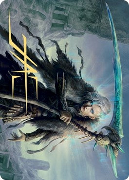 Image for Egon, God of Death Art Card (Gold-Stamped Signature) (24) (Art Series: Kaldheim) - Magic: The Gathering