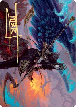 Image for Eradicator Valkyrie Art Card (Gold-Stamped Signature) (25) (Art Series: Kaldheim) - Magic: The Gathering