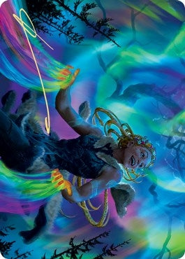 Image for Esika, God of the Tree Art Card (Gold-Stamped Signature) (43) (Art Series: Kaldheim) - Magic: The Gathering