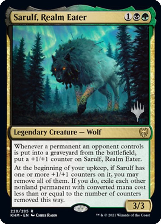 Image for Sarulf, Realm Eater (228) (Promo Pack: Kaldheim) - Magic: The Gathering