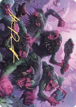 Image for Hagi Mob Art Card (Gold-Stamped Signature) (36) (Art Series: Kaldheim) - Magic: The Gathering