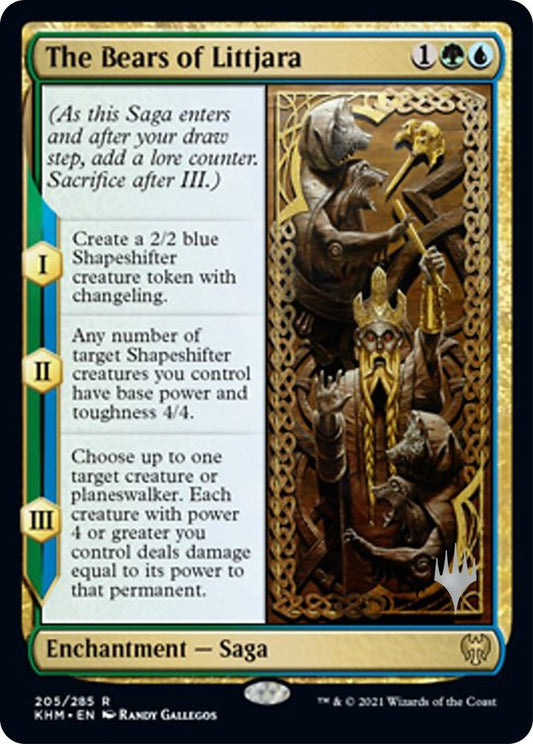 Image for The Bears of Littjara (205) (Promo Pack: Kaldheim) - Magic: The Gathering