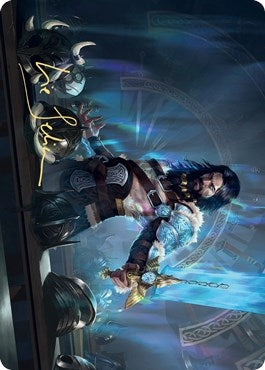 Image for Halvar, God of Battle Art Card (Gold-Stamped Signature) (2) (Art Series: Kaldheim) - Magic: The Gathering