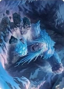 Image for Icehide Troll Art Card (46) (Art Series: Kaldheim) - Magic: The Gathering