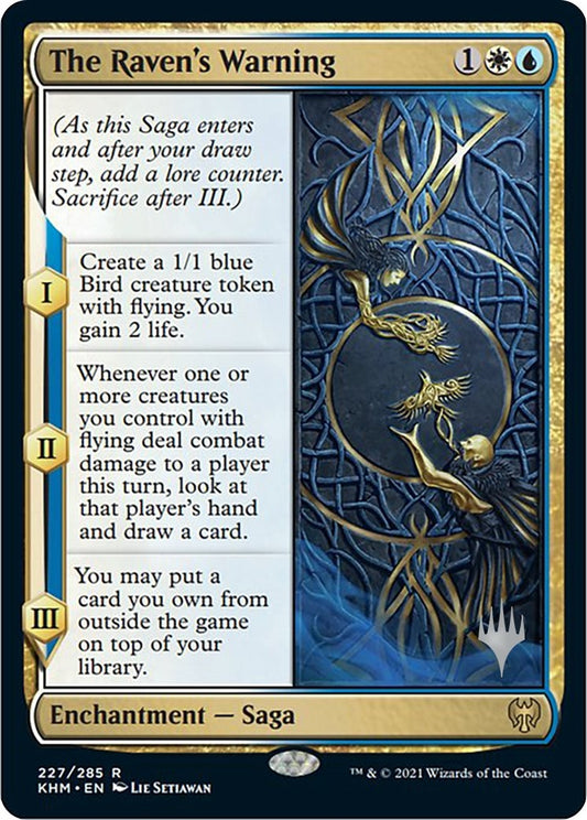 Image for The Raven's Warning (227) (Promo Pack: Kaldheim) - Magic: The Gathering