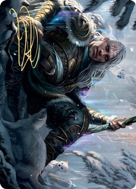 Image for Jorn, God of Winter Art Card (Gold-Stamped Signature) (47) (Art Series: Kaldheim) - Magic: The Gathering