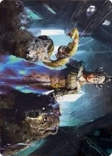 Image for Kolvori, God of Kinship Art Card (48) (Art Series: Kaldheim) - Magic: The Gathering