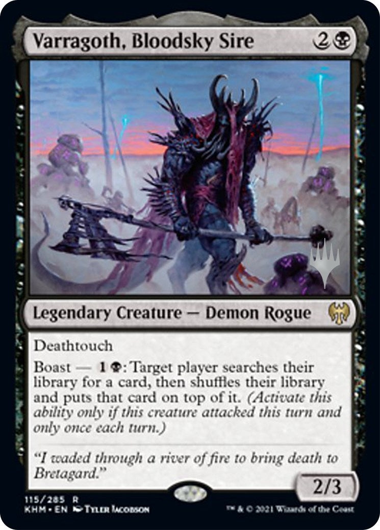 Image for Varragoth, Bloodsky Sire (115) (Promo Pack: Kaldheim) - Magic: The Gathering