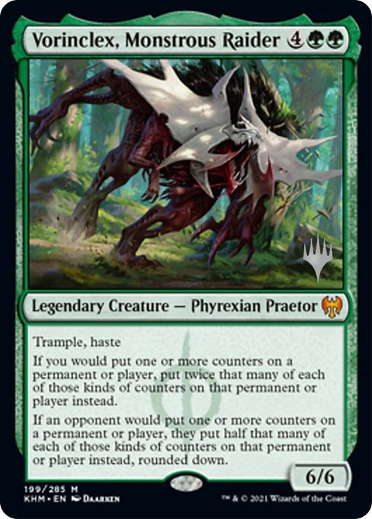 Image for Vorinclex, Monstrous Raider (199) (Promo Pack: Kaldheim) - Magic: The Gathering