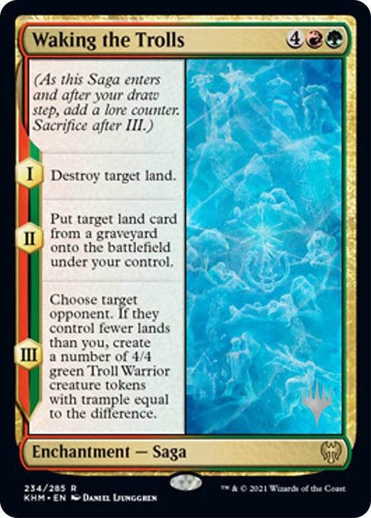 Image for Waking the Trolls (234) (Promo Pack: Kaldheim) - Magic: The Gathering