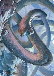 Image for Koma, Cosmos Serpent Art Card (60/81) (60) (Art Series: Kaldheim) - Magic: The Gathering