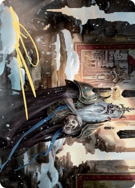 Image for Narfi, Betrayer King Art Card (Gold-Stamped Signature) (62) (Art Series: Kaldheim) - Magic: The Gathering
