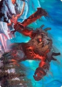 Image for Quakebringer Art Card (37) (Art Series: Kaldheim) - Magic: The Gathering