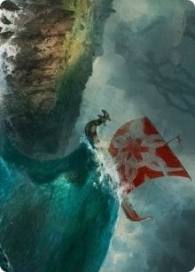 Image for Run Ashore Art Card (19) (Art Series: Kaldheim) - Magic: The Gathering