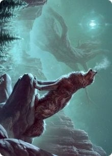 Image for Sarulf's Packmate Art Card (51) (Art Series: Kaldheim) - Magic: The Gathering