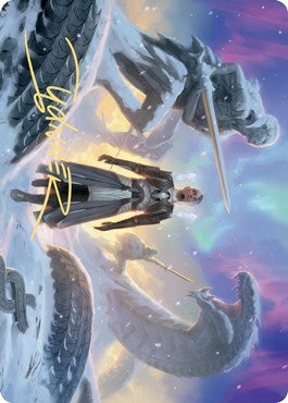 Image for Search for Glory Art Card (Gold-Stamped Signature) (7) (Art Series: Kaldheim) - Magic: The Gathering
