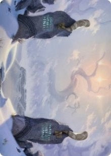 Image for Snow-Covered Plains (74/81) Art Card (74) (Art Series: Kaldheim) - Magic: The Gathering