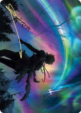 Image for The Prismatic Bridge Art Card (Gold-Stamped Signature) (64) (Art Series: Kaldheim) - Magic: The Gathering