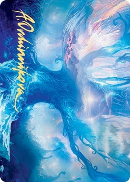 Image for The World Tree Art Card (Gold-Stamped Signature) (76) (Art Series: Kaldheim) - Magic: The Gathering