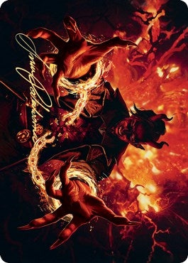 Image for Tibalt's Trickery Art Card (Gold-Stamped Signature) (38) (Art Series: Kaldheim) - Magic: The Gathering