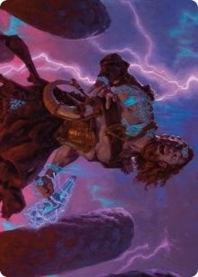 Image for Toralf, God of Fury Art Card (39) (Art Series: Kaldheim) - Magic: The Gathering