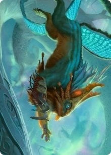 Image for Toski, Bearer of Secrets Art Card (52) (Art Series: Kaldheim) - Magic: The Gathering
