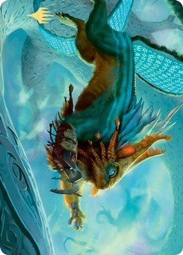 Image for Toski, Bearer of Secrets Art Card (Gold-Stamped Signature) (52) (Art Series: Kaldheim) - Magic: The Gathering