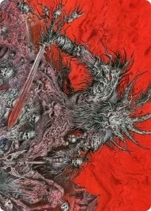 Image for Varragoth, Bloodsky Sire Art Card (78) (Art Series: Kaldheim) - Magic: The Gathering