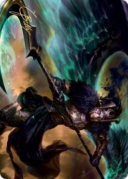 Image for Vengeful Reaper Art Card (Gold-Stamped Signature) (29) (Art Series: Kaldheim) - Magic: The Gathering