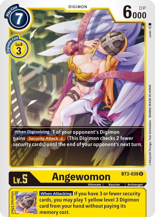Image for Angewomon - BT3-039 (BT3-039 R) (Release Special Booster 1.5) - Digimon Card Game
