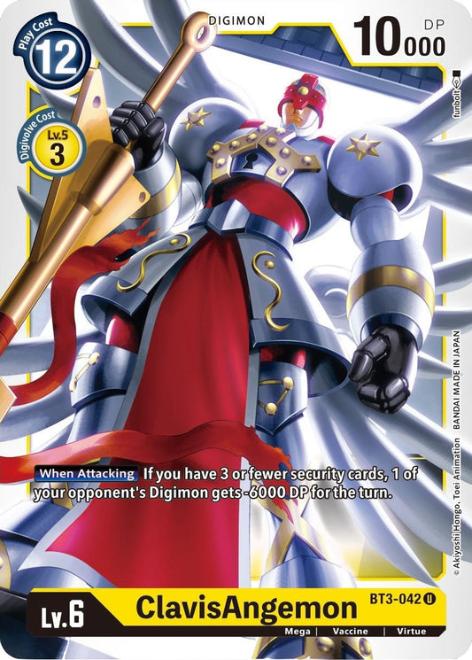 Image for ClavisAngemon (BT3-042 U) (Release Special Booster 1.5) - Digimon Card Game