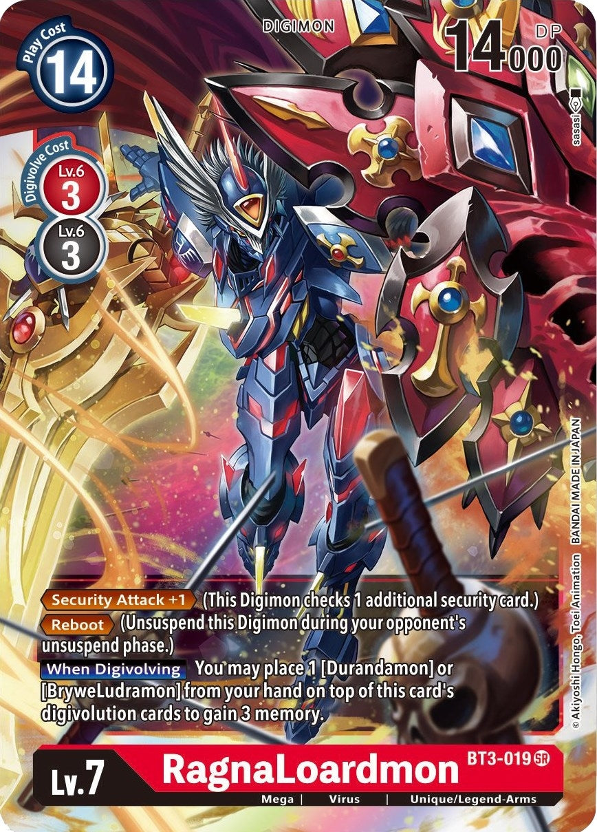 Image for RagnaLoardmon (BT3-019 SR) (Release Special Booster 1.5) - Digimon Card Game