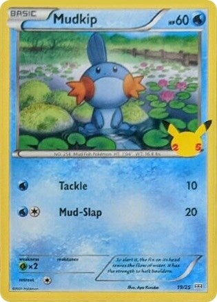 Image for Mudkip (019/025) (McDonald's 25th Anniversary Promos) - Pokemon