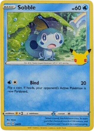 Image for Sobble (024/025) (McDonald's 25th Anniversary Promos) - Pokemon